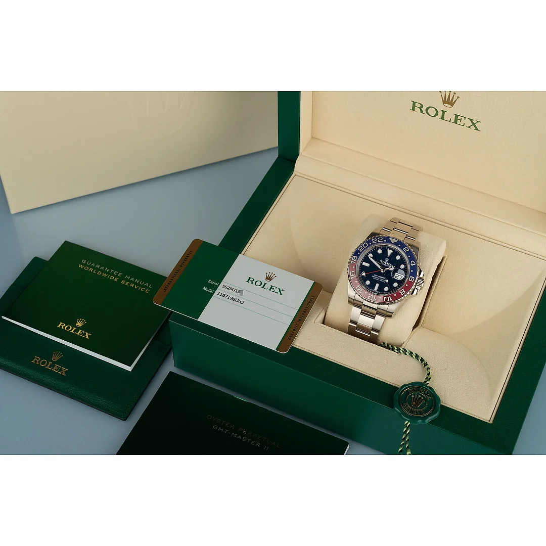 Rolex GMT-Master II Oyster, 40 mm, white gold M126719BLRO-0003