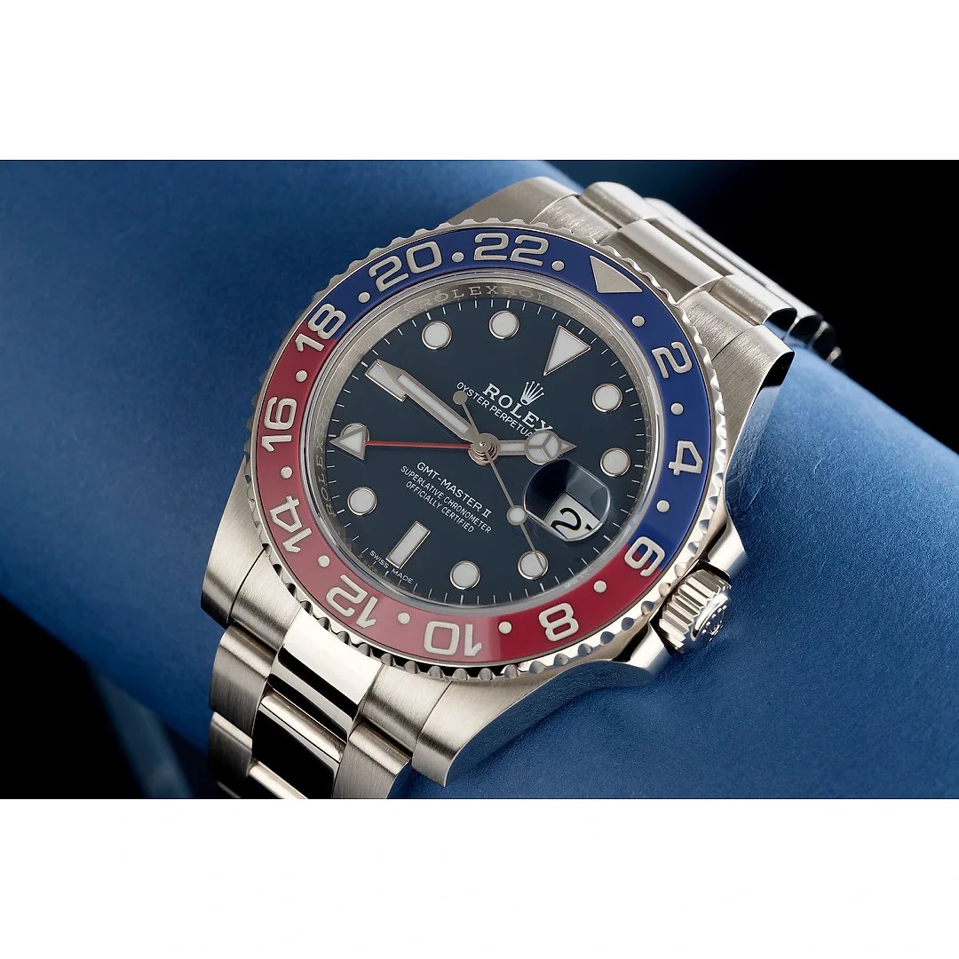 Rolex GMT-Master II Oyster, 40 mm, white gold M126719BLRO-0003