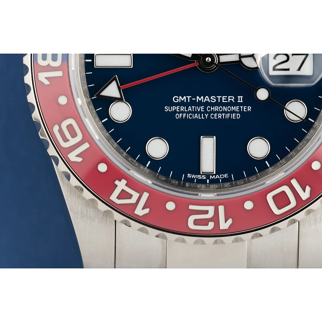 Rolex GMT-Master II Oyster, 40 mm, white gold M126719BLRO-0003