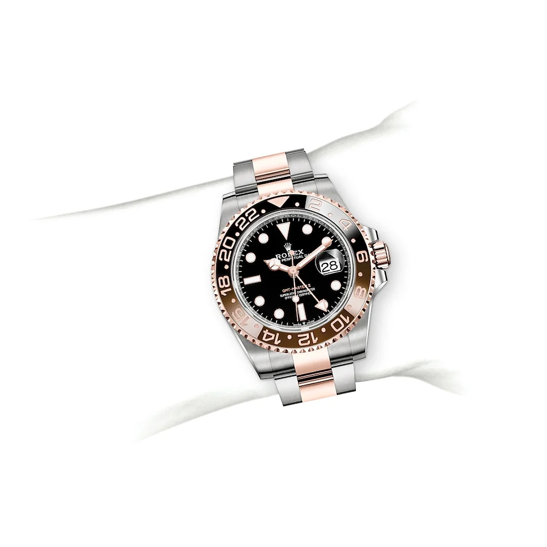 Rolex GMT-Master II Root Beer Ceramic 18k Rose Gold 126711CHNR