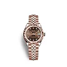Rolex Lady-Datejust 28, 18k Everose Gold, Ref# 279175-0004