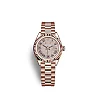 Rolex Lady-Datejust 28, 18k Everose Gold, Ref# 279175-0023