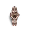 Rolex Lady-Datejust 28, 18k Everose Gold, Ref# 279175-0015