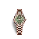 Rolex Lady-Datejust 28, 18k Everose Gold, Ref# 279175-0009