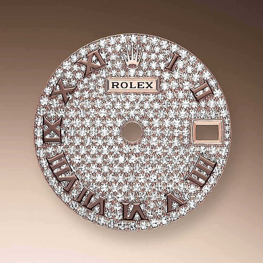 Rolex Lady-Datejust 28, 18k Everose Gold, Ref# 279175-0023