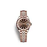 Rolex Lady-Datejust 28, 18k Everose Gold, Ref# 279175-0010