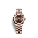 Rolex Lady-Datejust 28, 18k Everose Gold, Ref# 279175-0002
