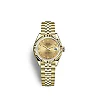 Rolex Lady-Datejust 28, 18k Yellow Gold, Ref# 279178-0023