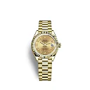Rolex Lady-Datejust 28, 18k Yellow Gold, Ref# 279178-0022
