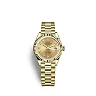 Rolex Lady-Datejust 28, 18k Yellow Gold, Ref# 279178-0022