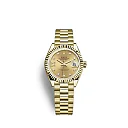 Rolex Lady-Datejust 28, 18k Yellow Gold, Ref# 279178-0013