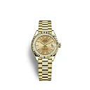 Rolex Lady-Datejust 28, 18k Yellow Gold, Ref# 279178-0001