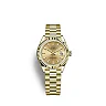 Rolex Lady-Datejust 28, 18k Yellow Gold, Ref# 279178-0001