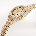 Rolex Lady-Datejust 28, 18k Yellow Gold, Ref# 279458RBR-0001