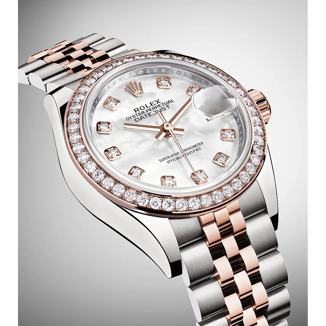 Rolex Lady-Datejust 28, Oystersteel and 18k Everose Gold, Ref# 279381RBR-0013