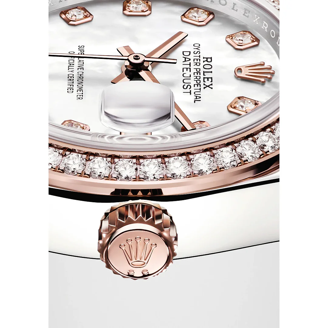 Rolex Lady-Datejust 28, Oystersteel and 18k Everose Gold, Ref# 279381RBR-0013