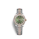 Rolex Lady-Datejust 28, Oystersteel and 18k Everose Gold, Ref# 279381RBR-0007
