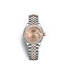 Rolex Lady-Datejust 28, Oystersteel and 18k Everose Gold, Ref# 279381RBR-0025
