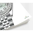 Rolex Lady-Datejust 28, Oystersteel and 18k White Gold, Ref# 279384RBR-0011