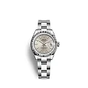 Rolex Lady-Datejust 28, Oystersteel and 18k White Gold, Ref# 279174-0006