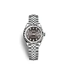 Rolex Lady-Datejust 28, Oystersteel and 18k White Gold, Ref# 279174-0015