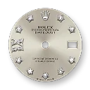 Rolex Lady-Datejust 28, Oystersteel and 18k White Gold, Ref# 279384RBR-0022