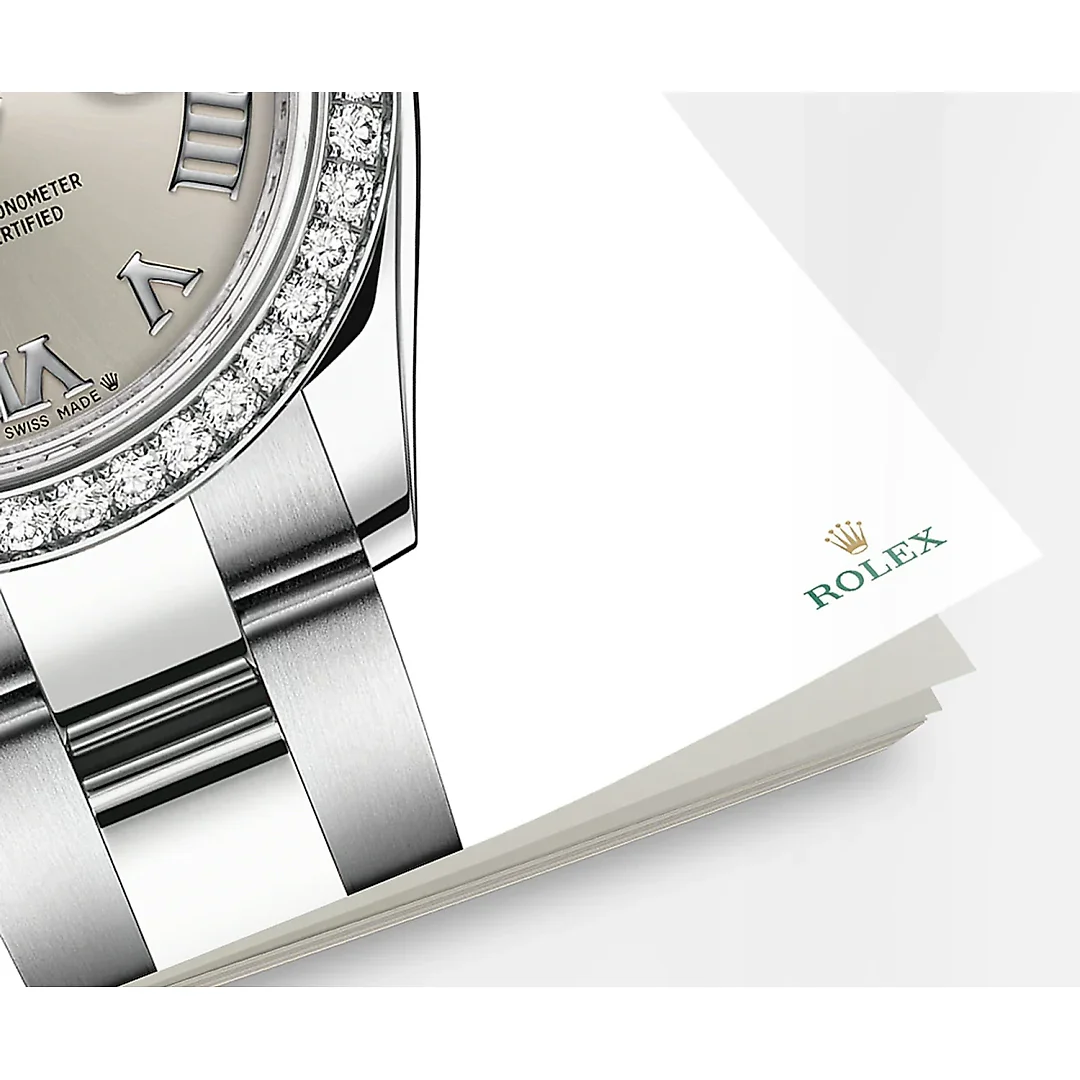Rolex Lady-Datejust 28, Oystersteel and 18k White Gold, Ref# 279384RBR-0010