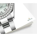 Rolex Lady-Datejust 28, Oystersteel and 18k White Gold, Ref# 279384RBR-0012