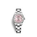 Rolex Lady-Datejust 28, Oystersteel and 18k White Gold, Ref# 279384RBR-0004