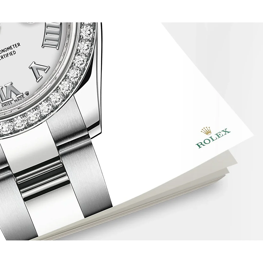 Rolex Lady-Datejust 28, Oystersteel and 18k White Gold, Ref# 279384RBR-0020