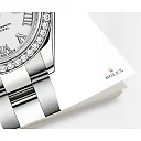 Rolex Lady-Datejust 28, Oystersteel and 18k White Gold, Ref# 279384RBR-0020