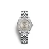 Rolex Lady-Datejust 28, Oystersteel and 18k White Gold, Ref# 279384RBR-0009