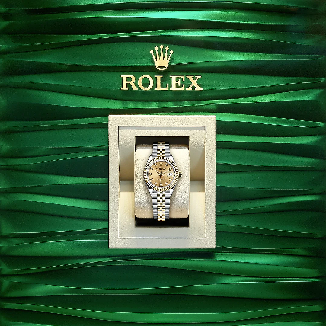 Rolex Lady-Datejust 28, Oystersteel and 18k Yellow Gold, Ref# 279173-0011