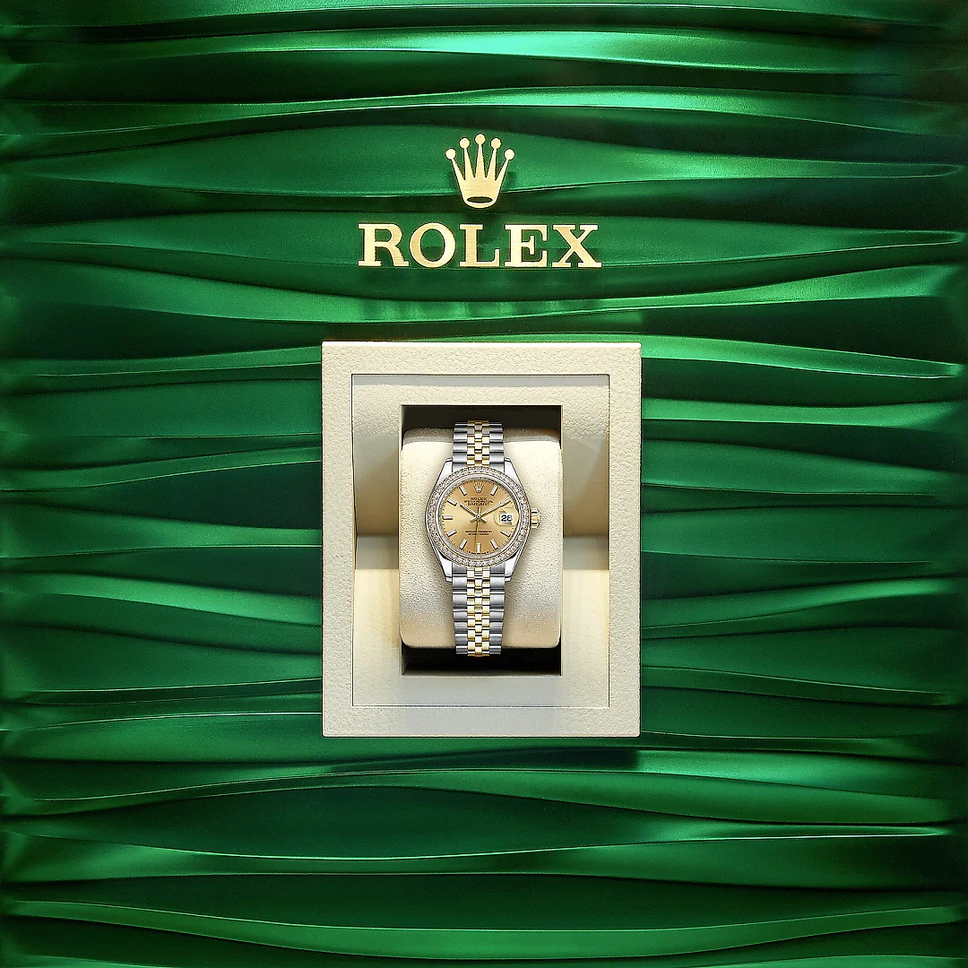 Rolex Lady-Datejust 28, Oystersteel and 18k Yellow Gold, Ref# 279383RBR-0001