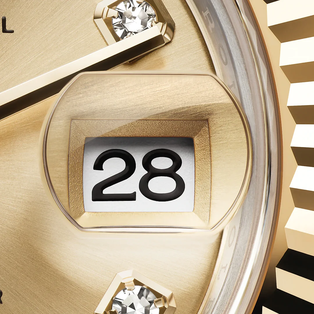 Rolex Lady-Datejust 28, Oystersteel and 18k Yellow Gold, Ref# 279173-0011