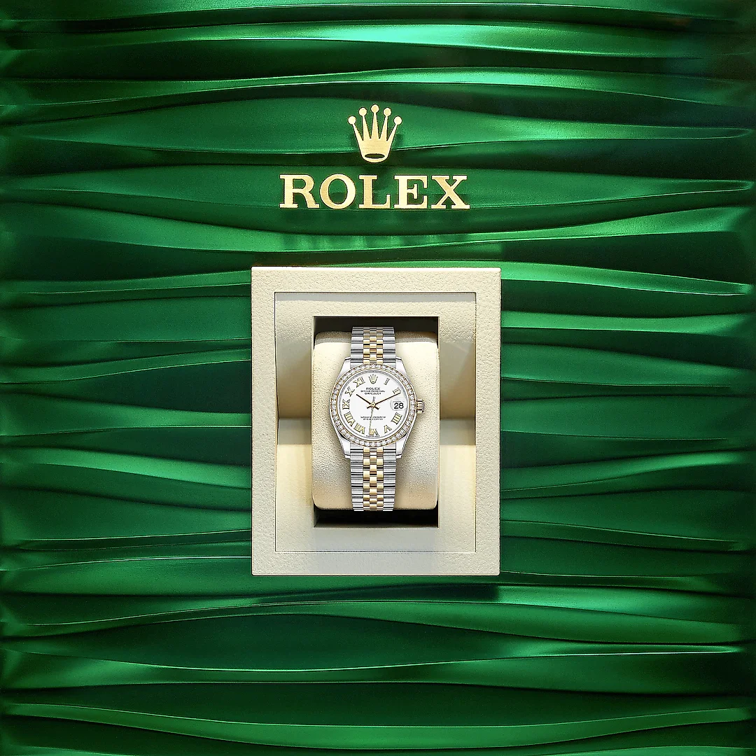 Rolex Lady-Datejust 28, Oystersteel and 18k Yellow Gold, Ref# 279383RBR-0023