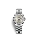 Rolex Lady-Datejust 28mm, 18k White Gold, Ref# 279139rbr-0007
