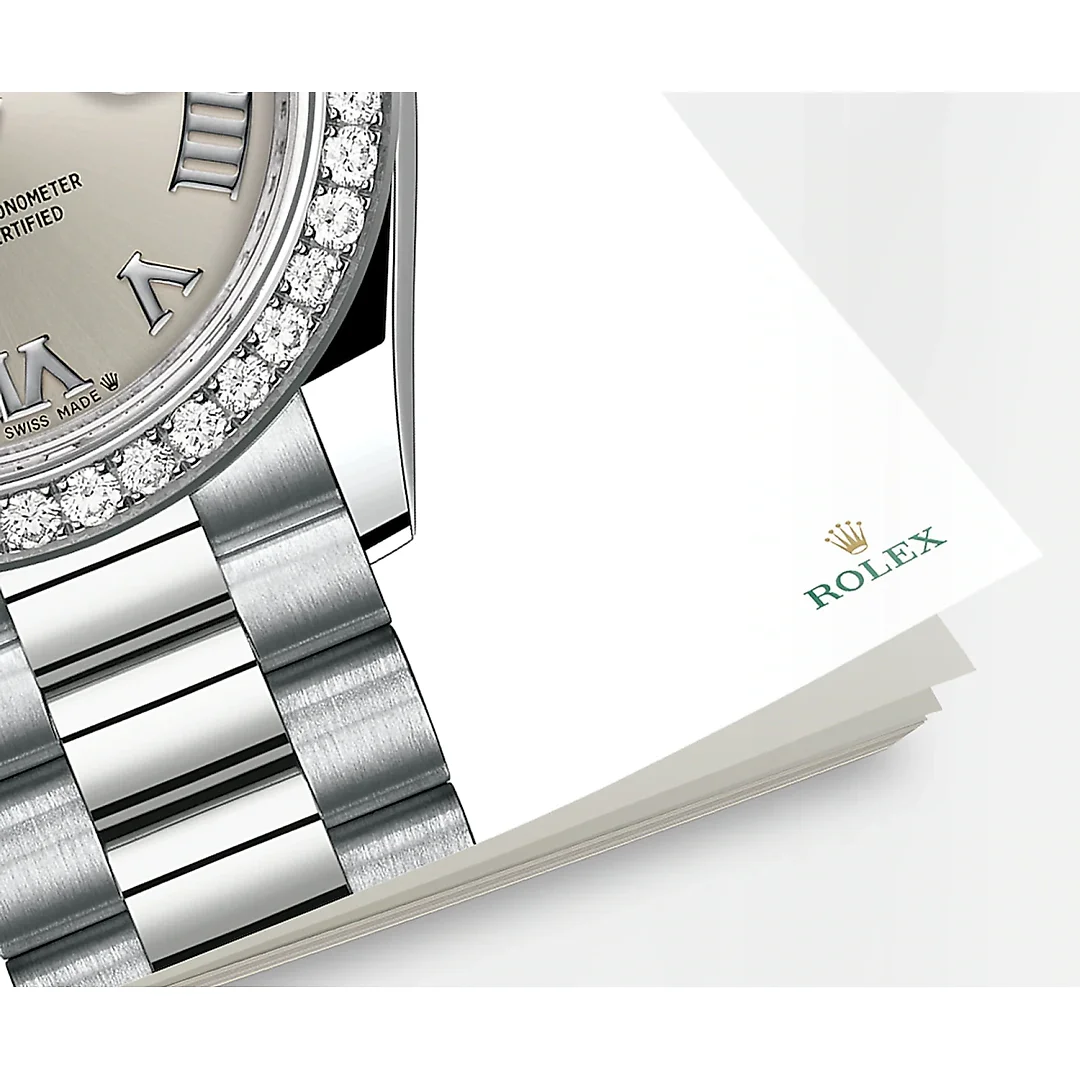 Rolex Lady-Datejust 28mm, 18k White Gold, Ref# 279139rbr-0007