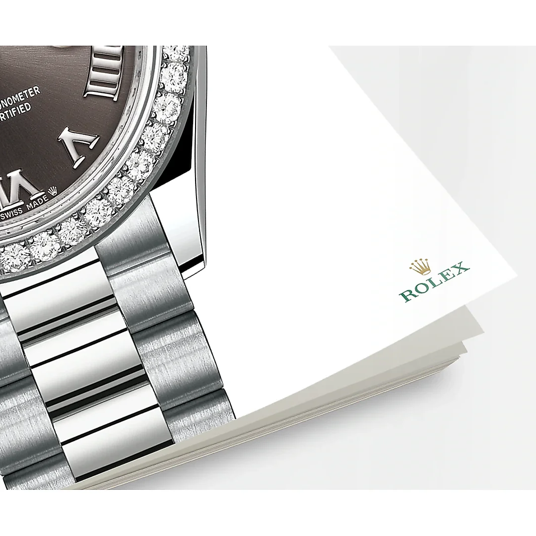Rolex Lady-Datejust 28mm, 18k White Gold, Ref# 279139rbr-0010