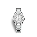 Rolex Lady-Datejust 28mm, 18k White Gold, Ref# 279139rbr-0013