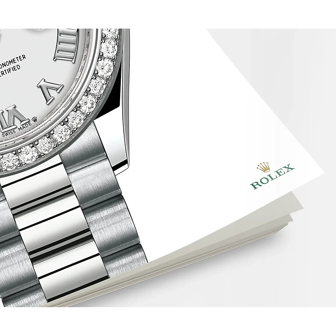 Rolex Lady-Datejust 28mm, 18k White Gold, Ref# 279139rbr-0013