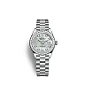 Rolex Lady-Datejust 28mm, 18k White Gold, Ref# 279139rbr-0008
