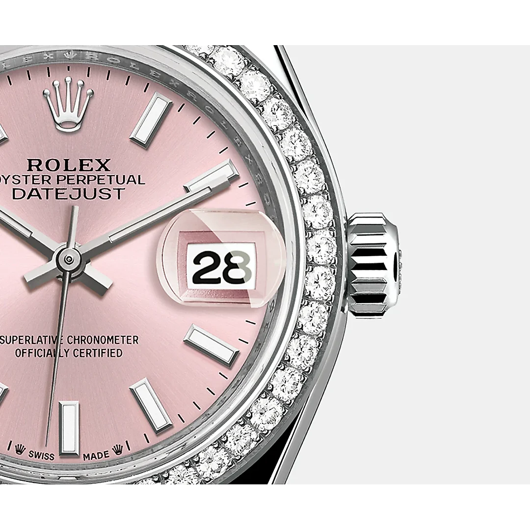 Rolex Lady-Datejust 28mm, 18k White Gold, Ref# 279139rbr-0004