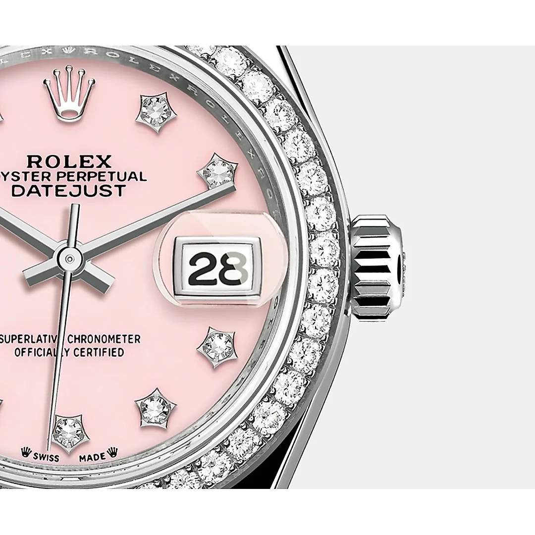 Rolex Lady-Datejust 28mm, 18k White Gold, Ref# 279139rbr-0002