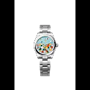 Rolex Oyster Perpetual 31, Turquoise blue, Celebration motif, Oystersteel, 31mm,  Ref# 277200-0010