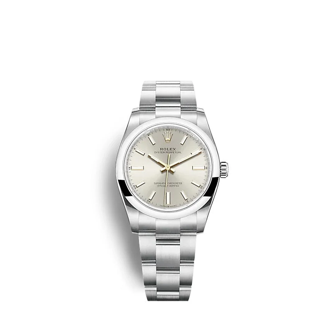 Rolex Oyster Perpetual 34 Oystersteel Ref# 124200-0001