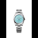 Rolex Oyster Perpetual 36, Turquoise blue dial, 36mm, Oystersteel Ref# 126000-0006