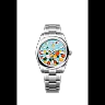 Rolex Oyster Perpetual 41, Oystersteel, 41mm, Turquoise Celebration Motif Dial, Ref# 124300-0008