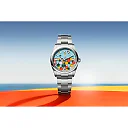 Rolex Oyster Perpetual 41, Oystersteel, 41mm, Turquoise Celebration Motif Dial, Ref# 124300-0008