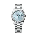 Rolex Oyster Perpetual Day-Date 40 in Platinum with Ice-Blue Dial Men’s Watch 228236-0012